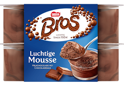 Bros Melkchocolade mousse 4st