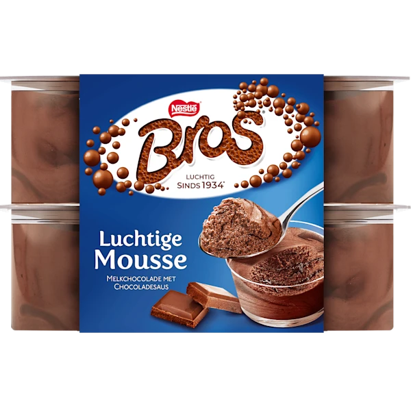 Nestlé Bros Melkchocolade mousse 4st