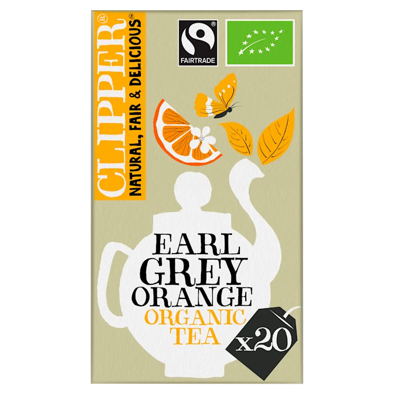 Clipper Earl grey orange