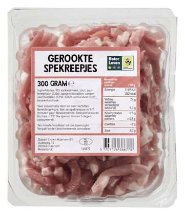 Gerookte spekreepjes