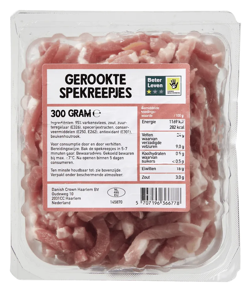 Danish Crown Gerookte spekreepjes