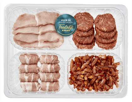 Gourmetschotel feestelijk klein