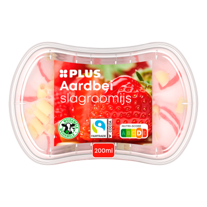 Kleintje Slagroomijs aardbei