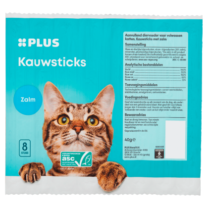 Kauwsticks zalm ASC