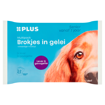 Brokjes in gelei lever & gevogelte