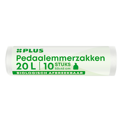 Pedaalemmerzakken biologisch 20 liter