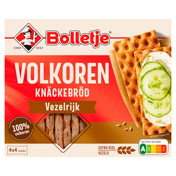 Bolletje Vezelrijk knäckebröd volkoren
