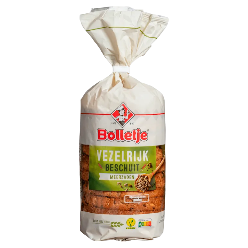 Bolletje Vezelrijk beschuit meerzaden