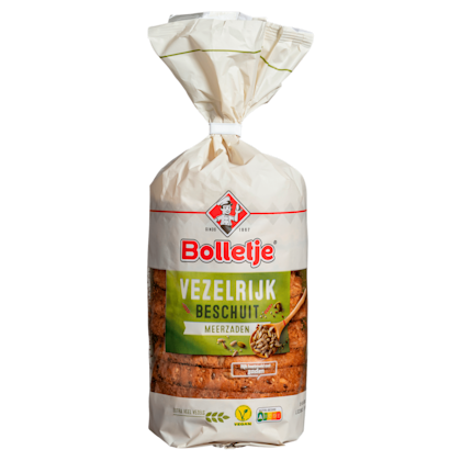 Vezelrijk beschuit meerzaden