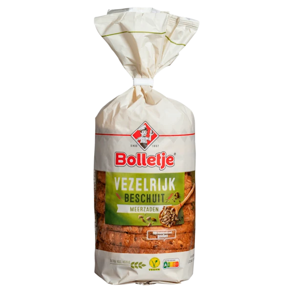 Bolletje Vezelrijk beschuit meerzaden