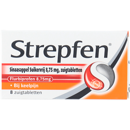 Orange zuigtablet suikervrij