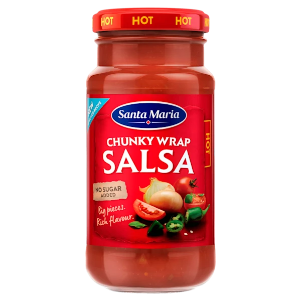 Santa maria Chunky wrap salsa hot