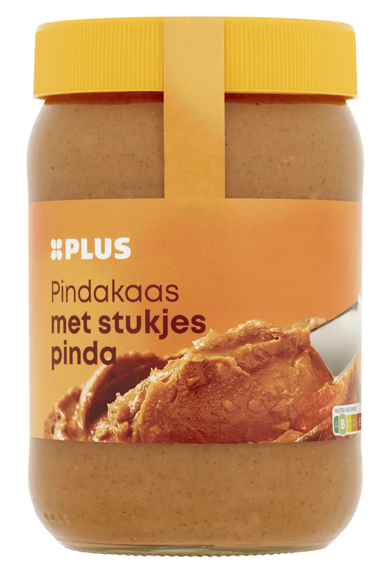 PLUS Pindakaas met stukjes pinda