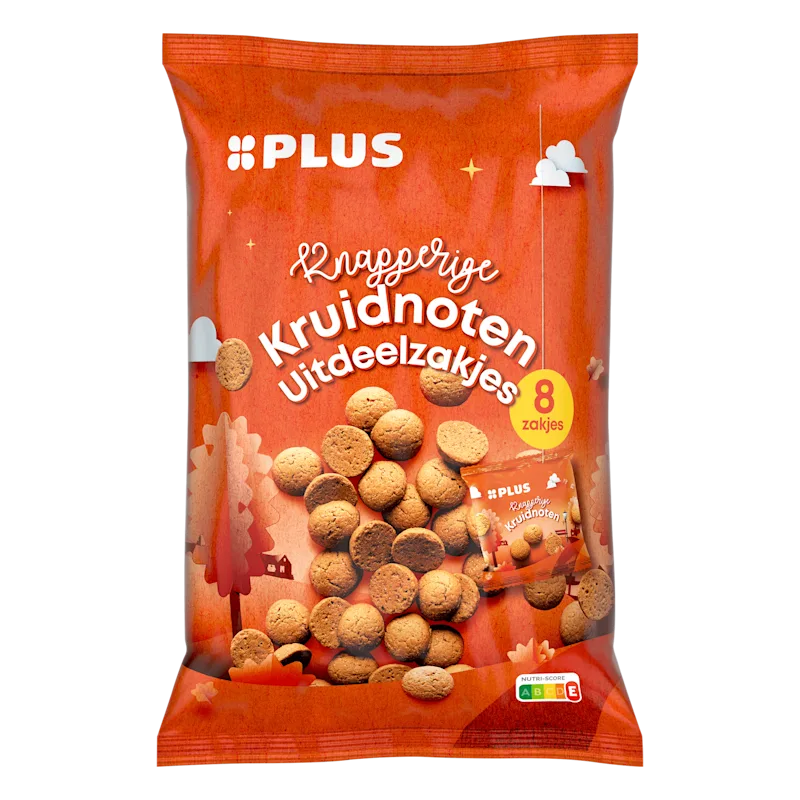 PLUS Kruidnoten naturel uitdeelzakjes