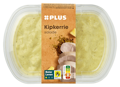 Kip kerrie salade