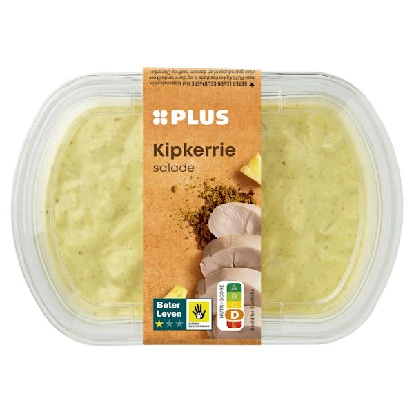 PLUS Kip kerrie salade