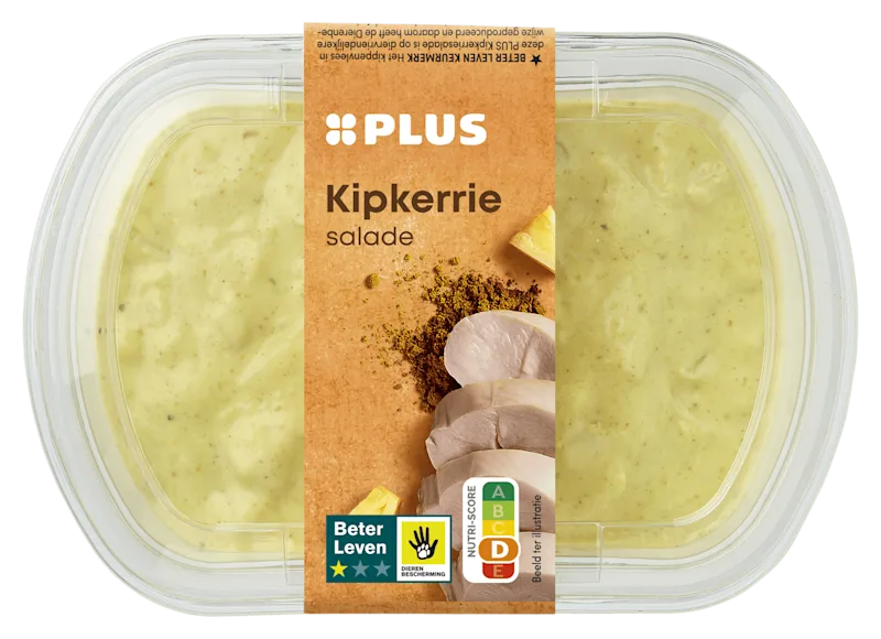 PLUS Kip kerrie salade