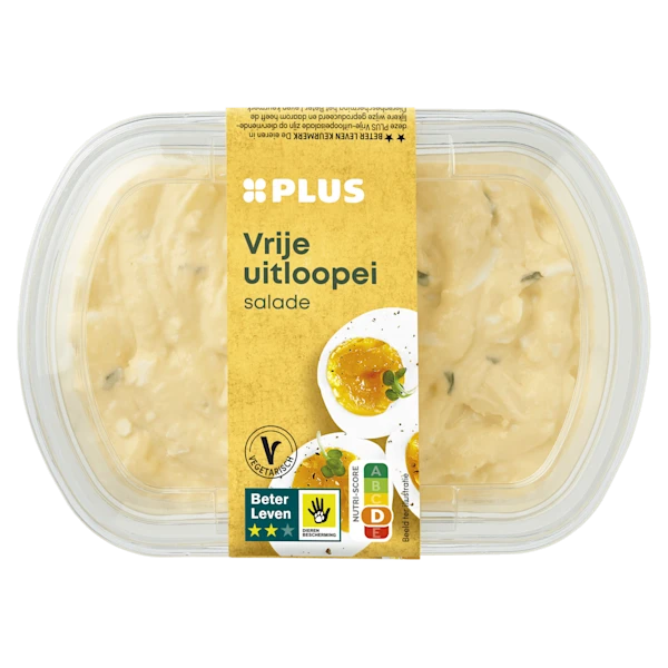 PLUS Vrije uitloopei salade