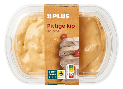 Pittige kip salade