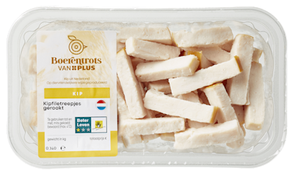 Gerookte kipfiletreepjes - PLUS