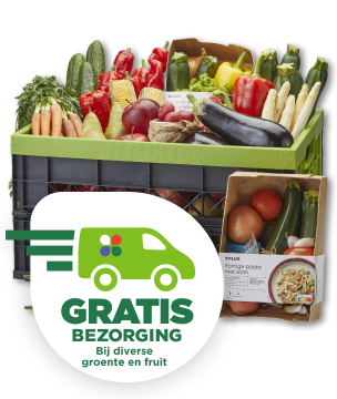 Groente en fruit met gratis bezorging. Uitgezonder voor PLUS Express