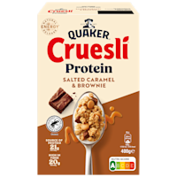 Quaker Cruesli proteine car brow