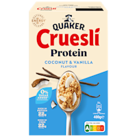 Quaker Cruesli proteine coconut&van
