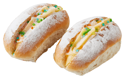 Carnavalspuddingbroodjes XL