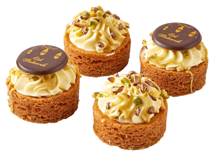 Mini Eid Mubarak gebakjes