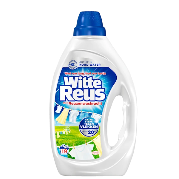Witte Reus Vloeibaar wasmiddel wit 19sc