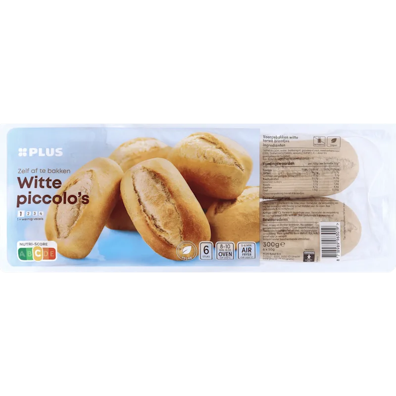 PLUS Witte piccolo's