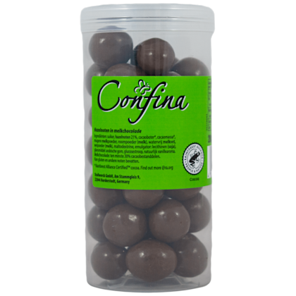 Gechocolateerde hazelnoten