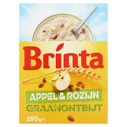 Graanontbijt appel rozijn