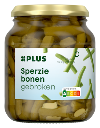 Sperziebonen gebroken