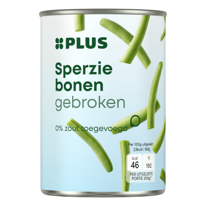 Sperziebonen gebroken