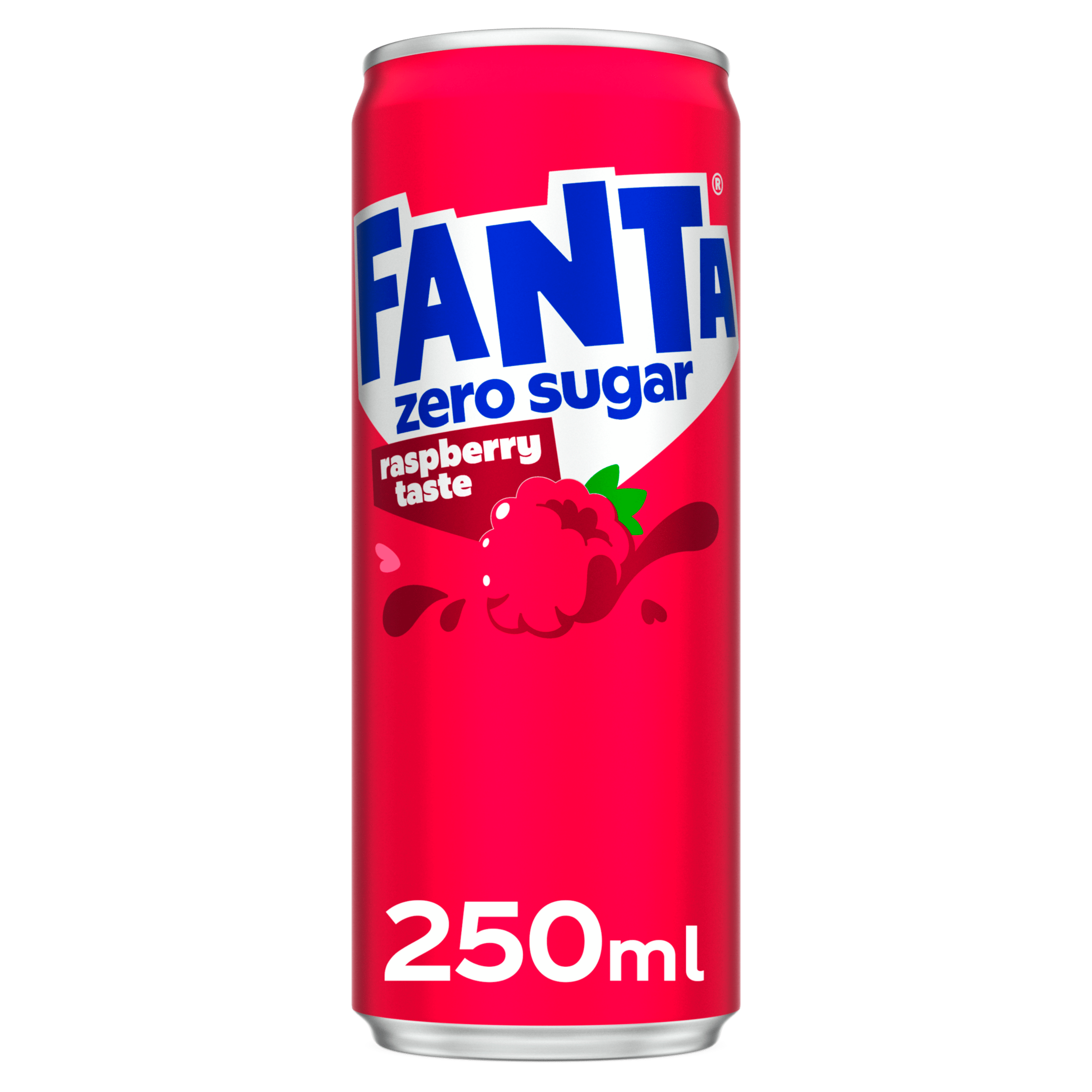 Fanta Raspberry Zero Sugar Per Blik 250 Ml