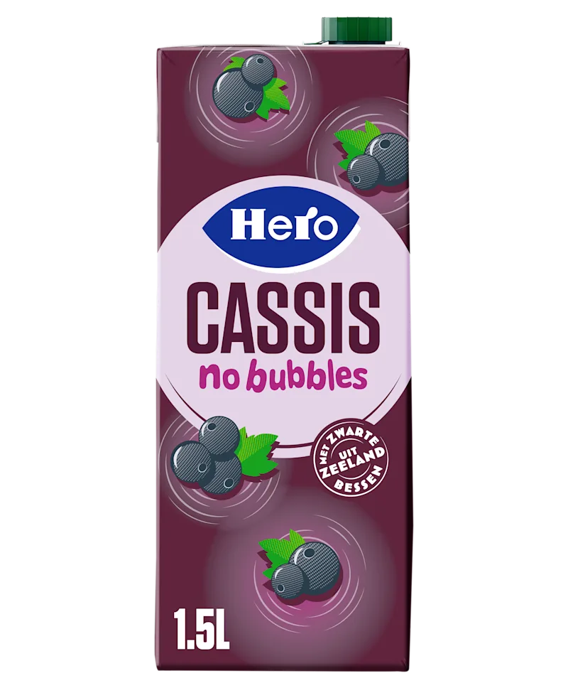 Hero Cassis No Bubbles 1,5 L