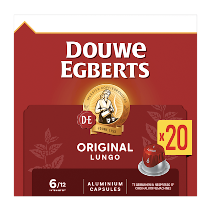 Douwe Egberts Lungo original koffiecups voordeelpak - PLUS