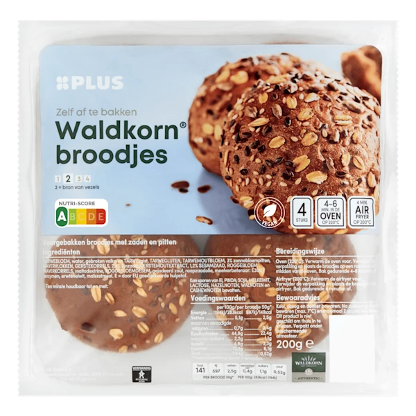 PLUS Waldkornbroodjes