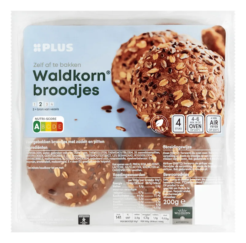 PLUS Waldkornbroodjes