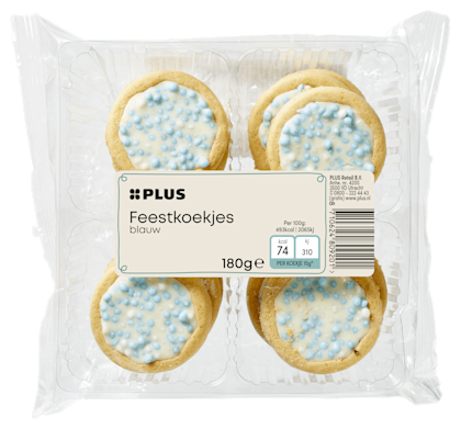 Feestkoek blauw