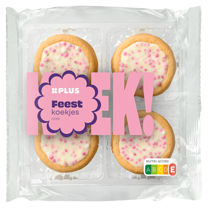 PLUS Feestkoek roze