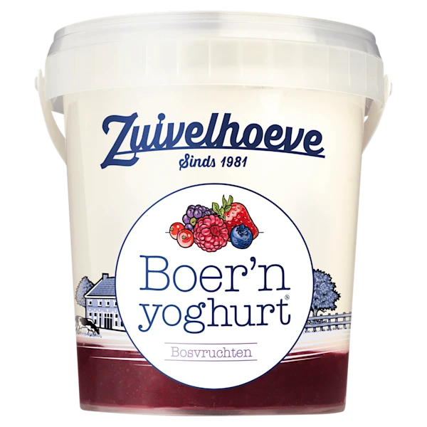 Zuivelhoeve Boer'n Yoghurt Bosvruchten