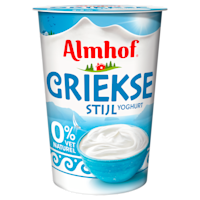 Almhof Yoghurt Griekse stijl 0% vet