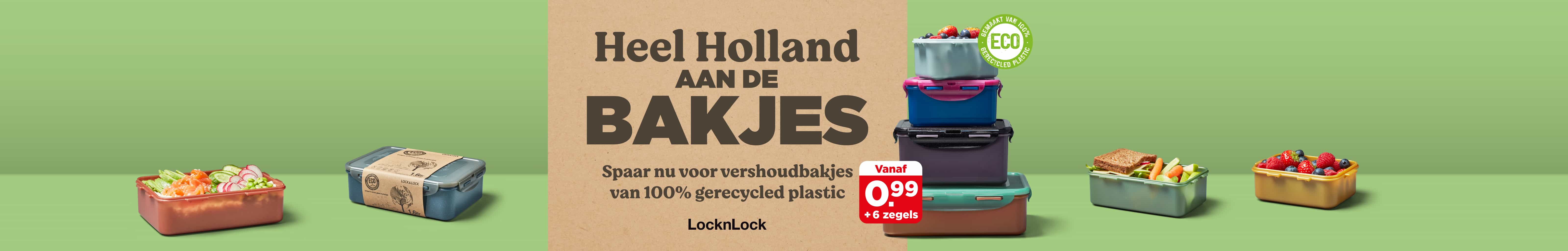 Spaarbakjes van LocknLock spaaractie van PLUS.