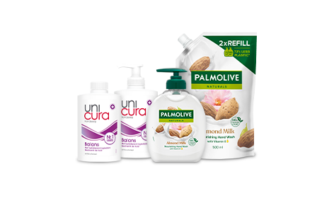 Palmolive en Unicura zeep
