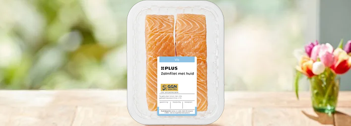 Zalmfilet met huid van PLUS
