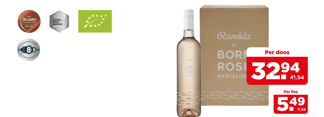 Born Rosé Barcelona Rambla Still Organic