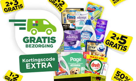 Gratis bezorging met kortingscode EXTRA. Geldig van 21 t/m 27 januari