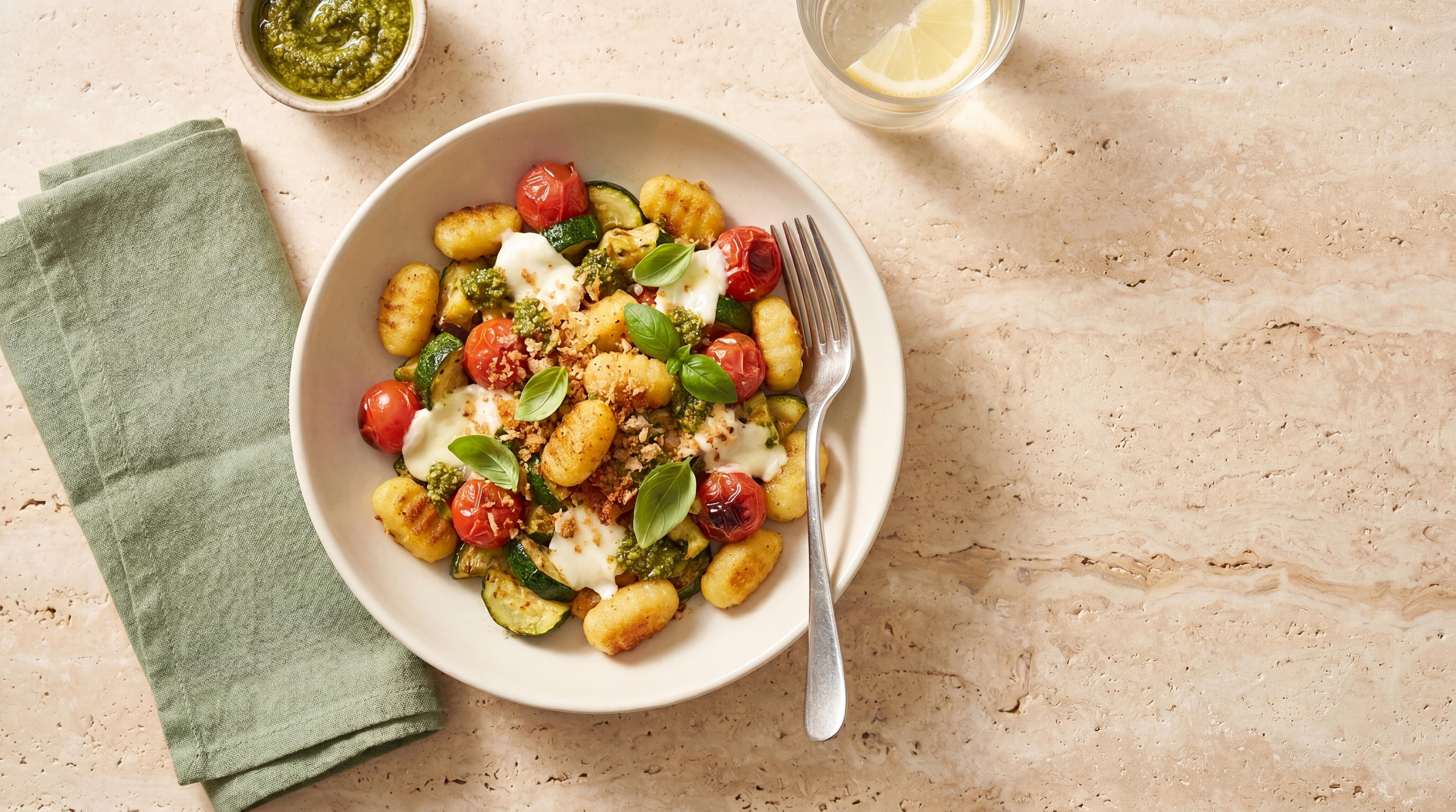 Krokante gnocchi uit de airfryer